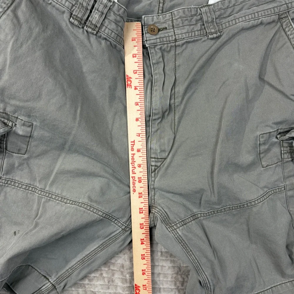 Polo Ralph Lauren‎ Gray Cargo Shorts Size 42 distressed Utility Hiking Gorpcore